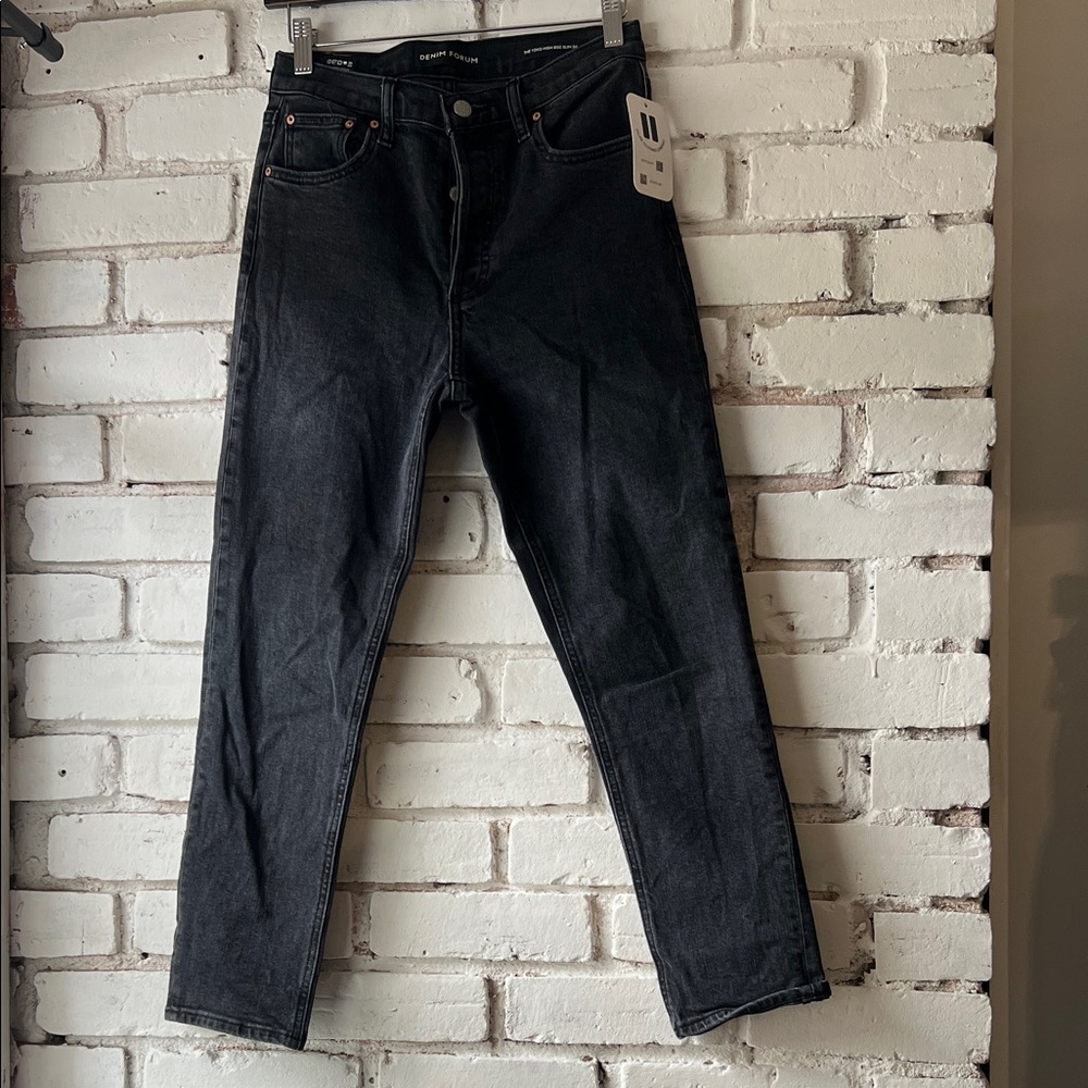 Yoko denim forum slim fit denim mid rise​